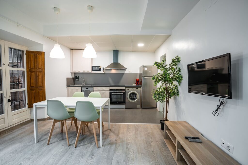 Cocina del Apartamento Turístico Quality Homes Capitania en Granada