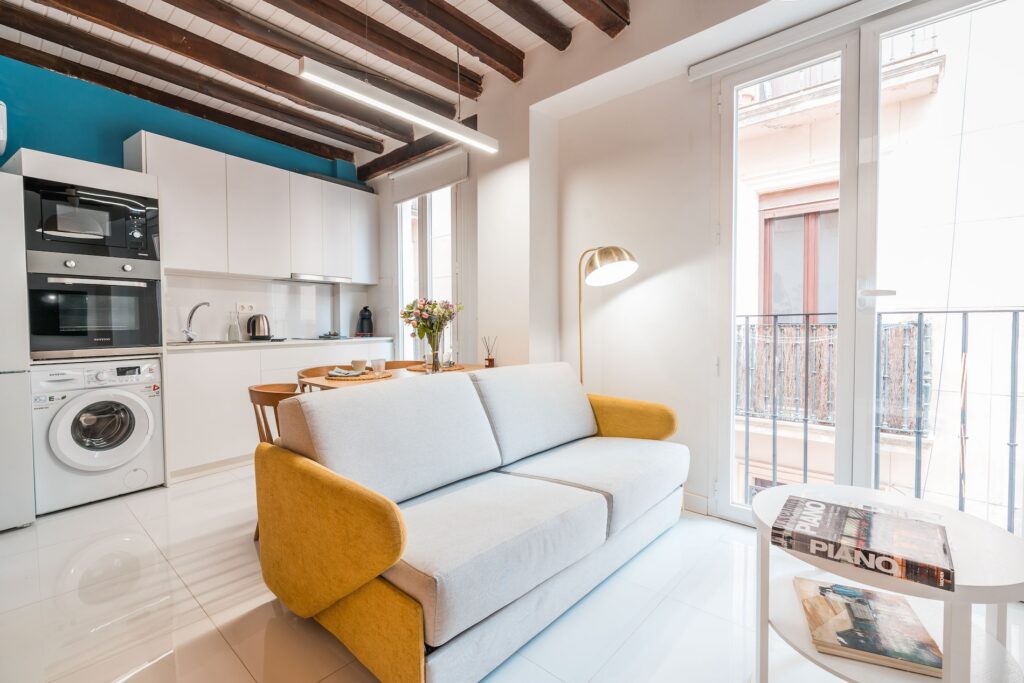 Salón del Apartamento Turístico Quality Homes Eme Suites en Granada