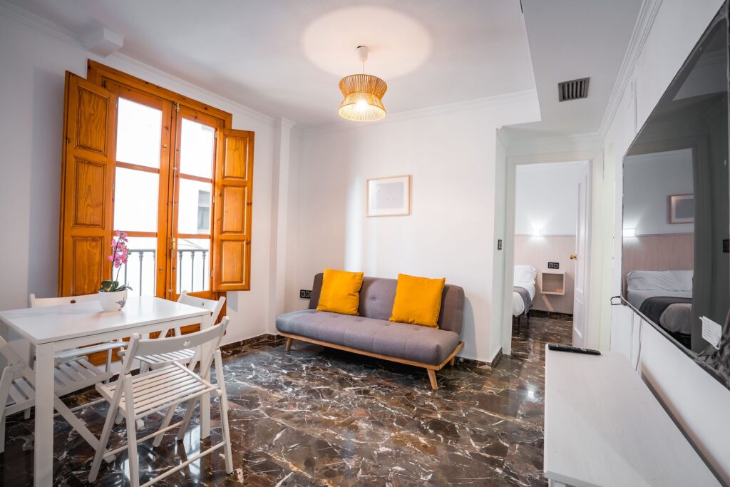 Salón del Apartamento Turístico Quality Homes Ayuntamiento en Granada