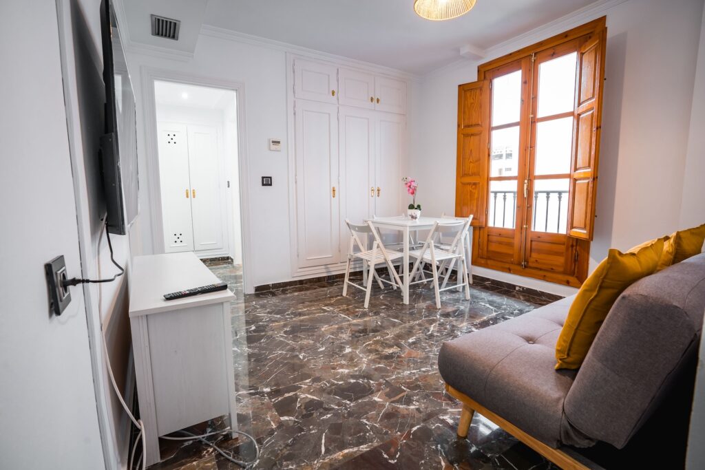 Salón del Apartamento Turístico Quality Homes Ayuntamiento en Granada