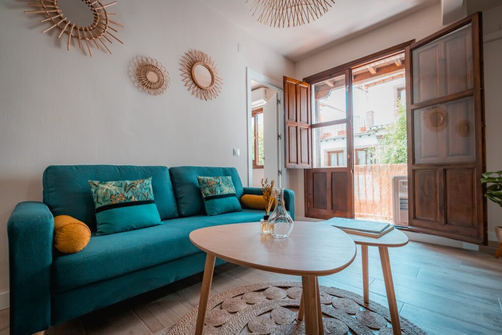 Salón del Apartamento Turístico Quality Homes Caldelería Vieja en Granada