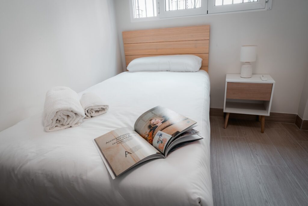 Dormitorio del Apartamento Turístico Quality Homes Hornillo de la Cartuja en Granada