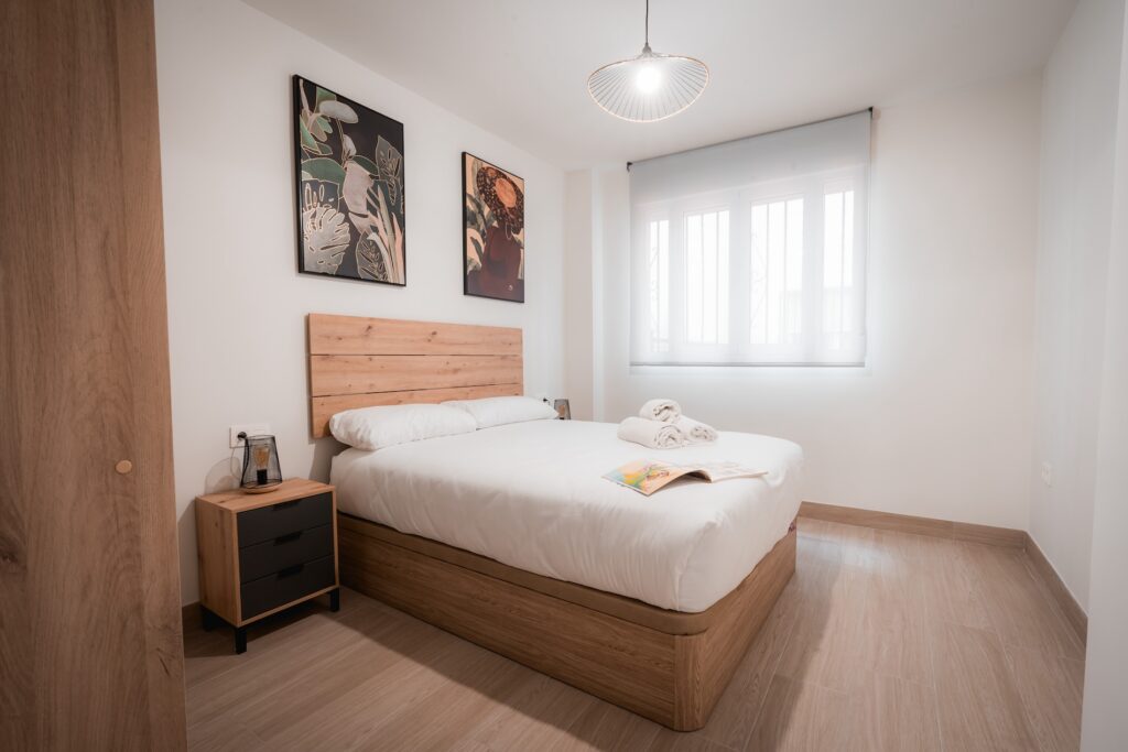 Dormitorio del Apartamento Turístico Quality Homes Hornillo de la Cartuja en Granada
