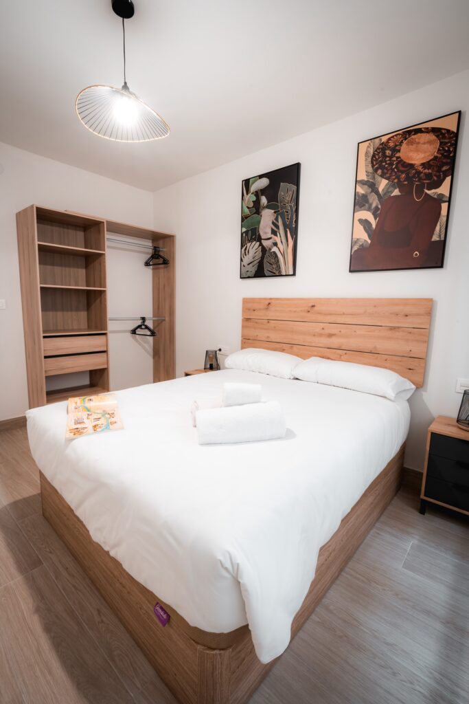Dormitorio del Apartamento Turístico Quality Homes Hornillo de la Cartuja en Granada