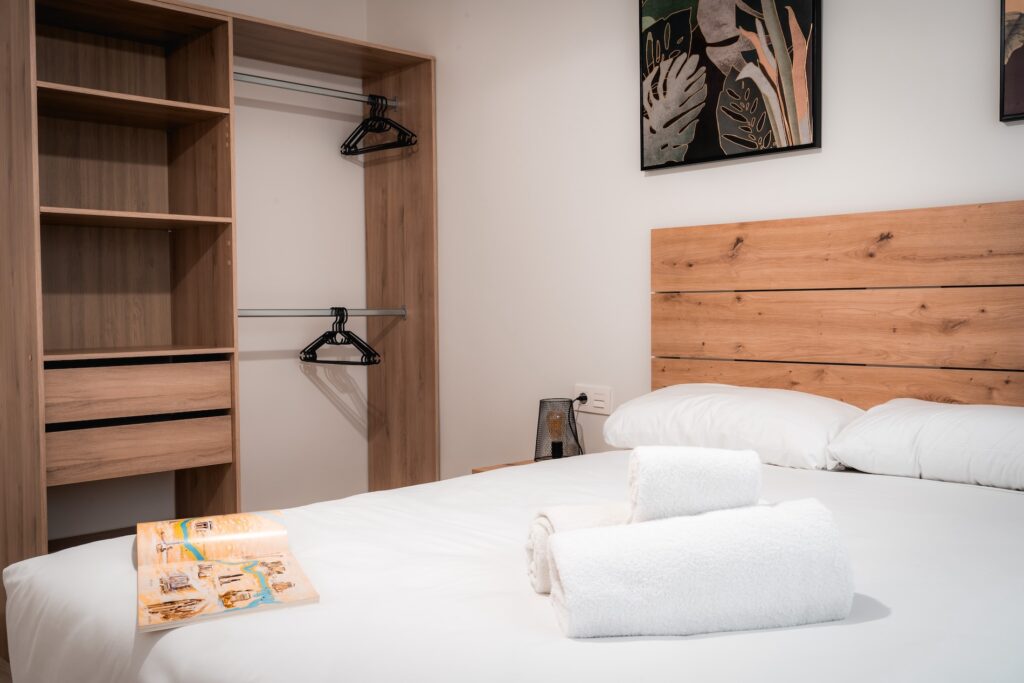 Dormitorio del Apartamento Turístico Quality Homes Hornillo de la Cartuja en Granada