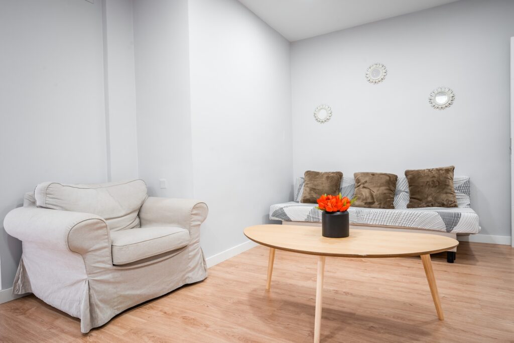 Salón de Apartamento Turístico Quality Homes Estación de tren en Granada