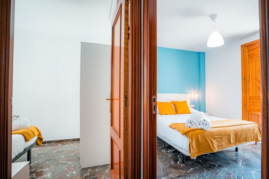 Dormitorio de Apartamento Turístico Quality Homes San Isidro en Granada
