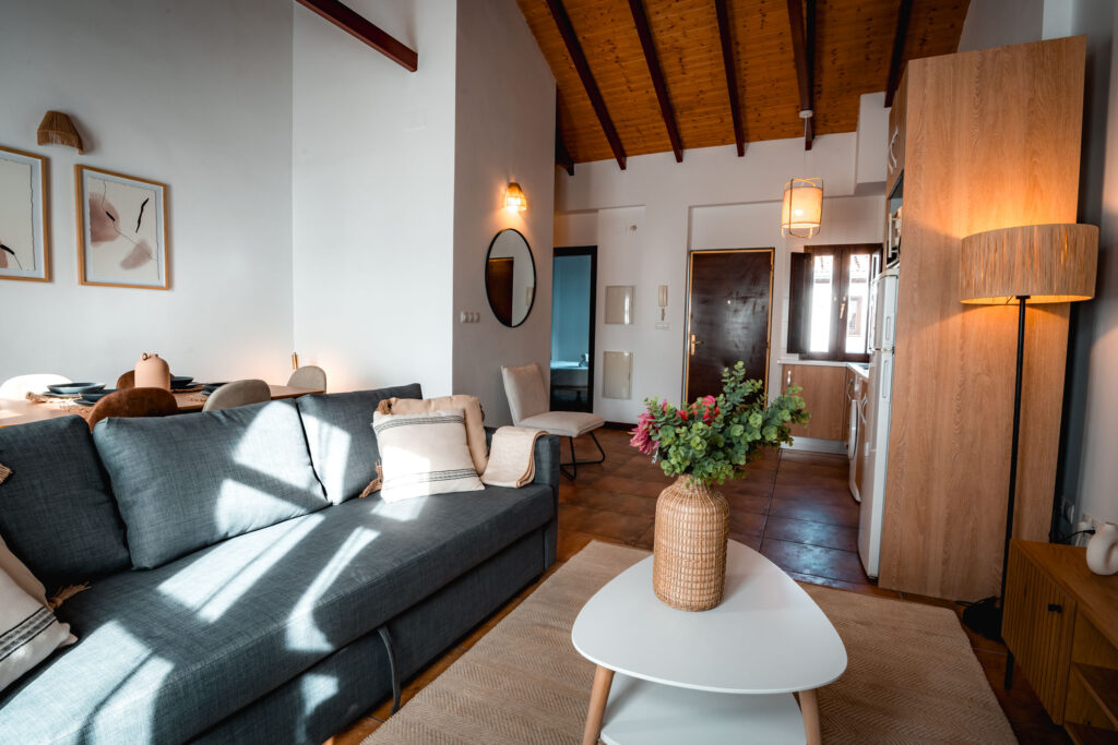 Salón de Apartamento Turístico Quality Homes Mirador de San Cristobal en Granada