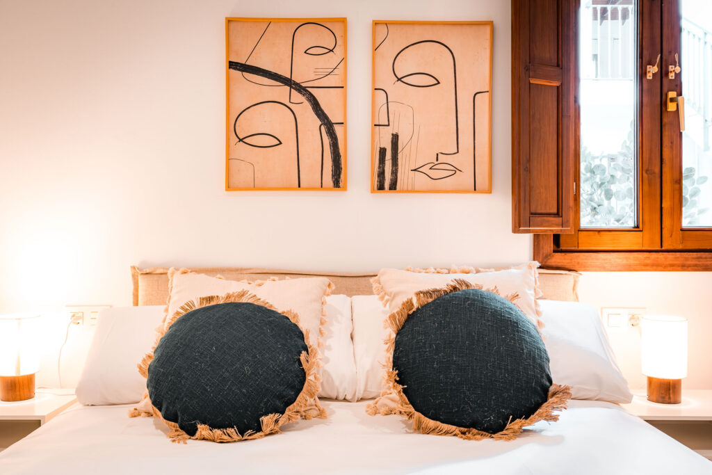 Cama de Apartamento Turístico Quality Homes Mirador de San Cristobal en Granada